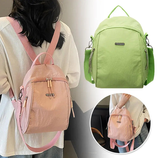 Women's Waterproof Oxford Backpack & Crossbody Shoulder Bag Crossbody Backpack Oasis Select