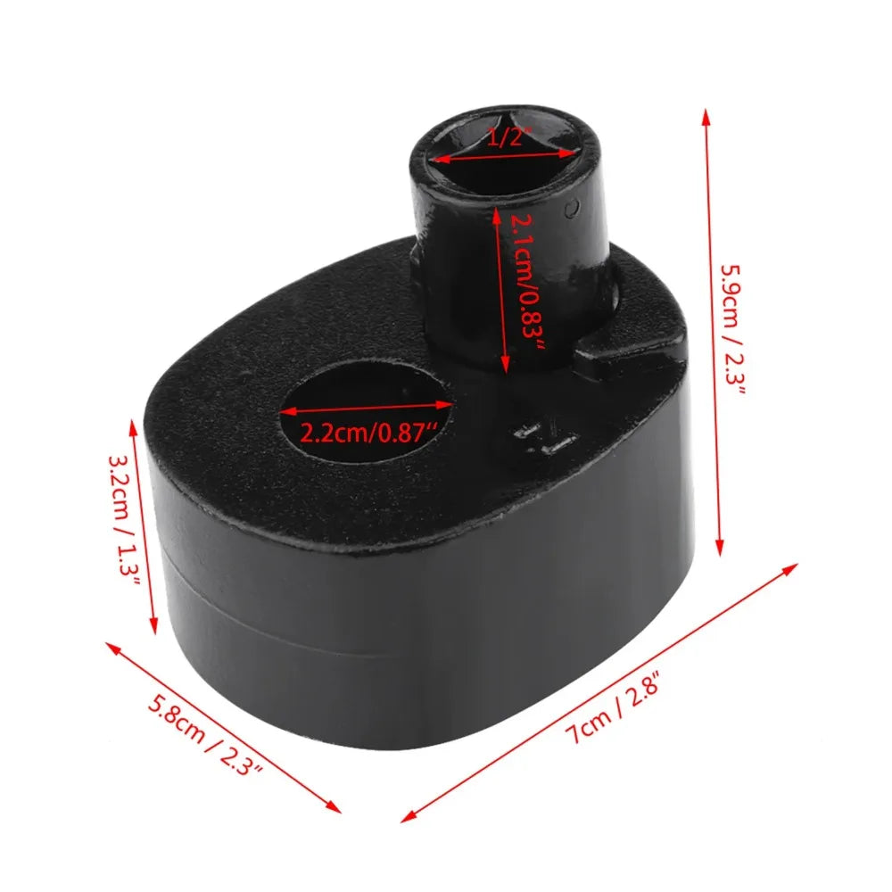33-42mm Universal Inner Tie Rod Wrench Round Head Steering Rack Tie Rod End Removal Tool for Automotive Car Repair Peaceful Pleasures Health and Wellness