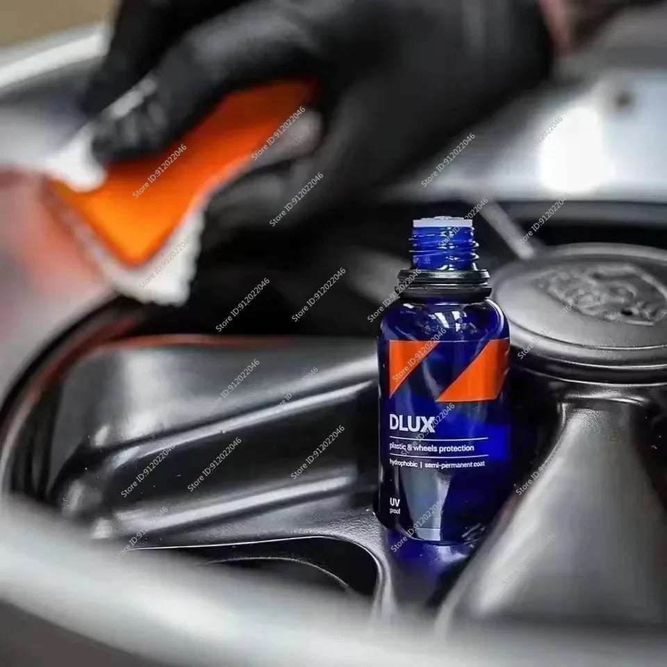 CAR CQUARTZ DLUX Wheel Trim Coat 50mL Ceramic Coating UV Protection for Wheels Exterior Plastics Rubber Metals Peaceful Pleasures Health and Wellness