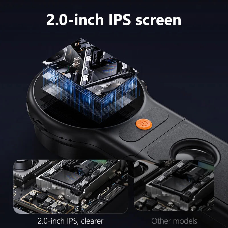 Handheld intelligent electron microscope with 500x high-definition magnification for children's science experiments Peaceful Pleasures Health and Wellness