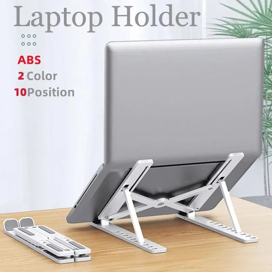 Foldable Adjustable Laptop Stand for MacBook iPad & Tablets 9–15" Laptop Stand Peaceful Pleasures Health and Wellness