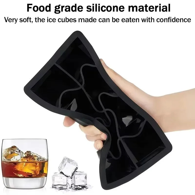 Silicone Ice Cube Mold & Ice Ball Maker | 4/6/8/15 Compartments