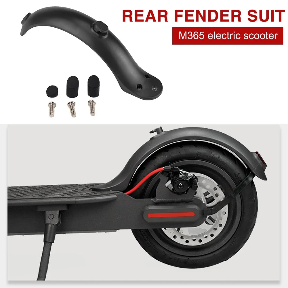Electric Scooter Rear Fender & Mudguard Kit for Xiaomi M365 Scooter Accessory Peaceful Pleasures Health and Wellness