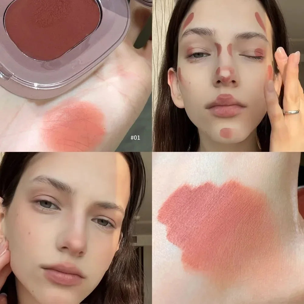 3-in-1 Velvet Cream Contour Blush & Lip Tint | Matte Nude Stick