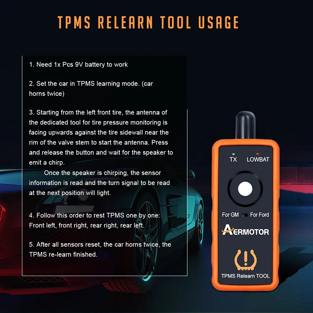 EL-50448 TPMS Relearn Tool for GM/Opel & EL-50449 for Ford
