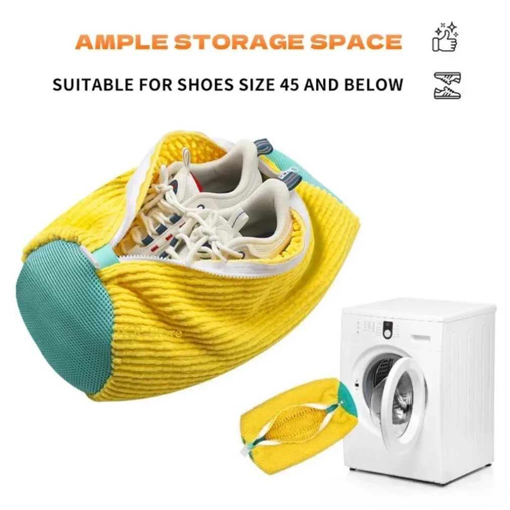Shoe Laundry Bags with Zipper for Washing Machine | 1-2 Pack