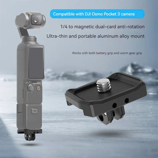 DJI Osmo Pocket 3/4 Quick Release Expansion Mount Adapter Camera Mount Adapter Oasis Select