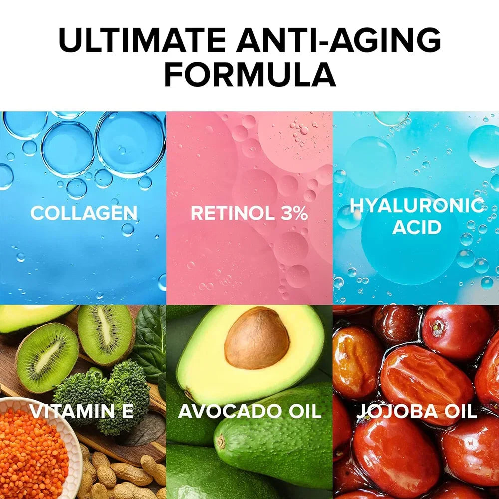 Hyaluronic Acid Retinol Face Cream – Firming & Brightening 60g