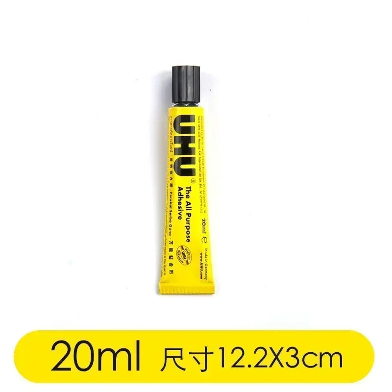 UHU German Super Glue Has Very Good Toughness Multifunctional Soft Glue Super Glue FOR MOOD Textile Porcelain Pape Metal Rubber Peaceful Pleasures Health and Wellness 20ml