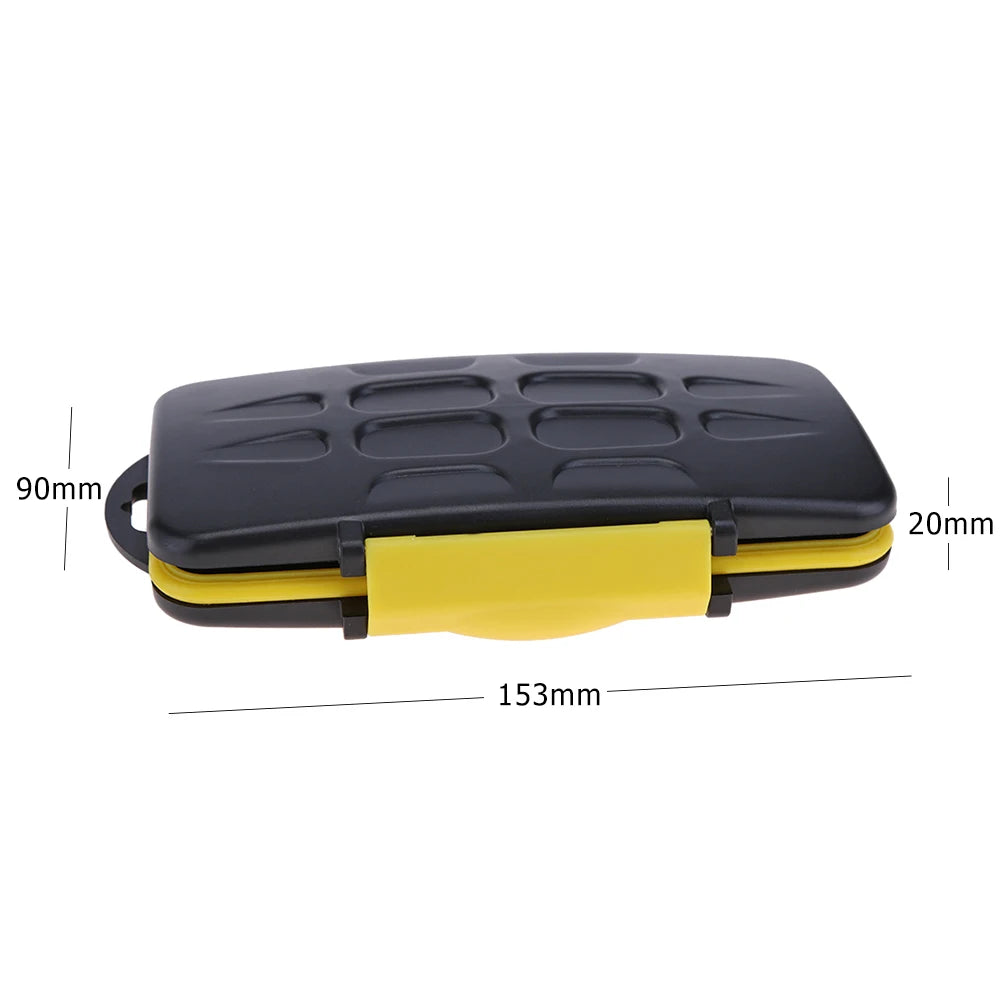 Multi-Grid Memory Card Case – Water-Resistant, 12-Slot