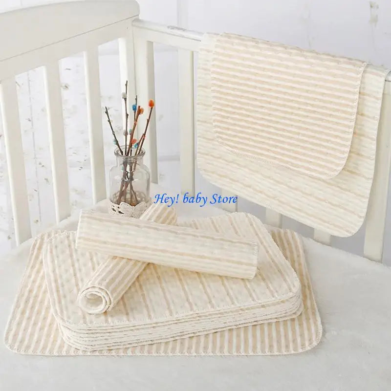 Breathable Cotton Baby Changing Mat | Leak-Resistant Pad