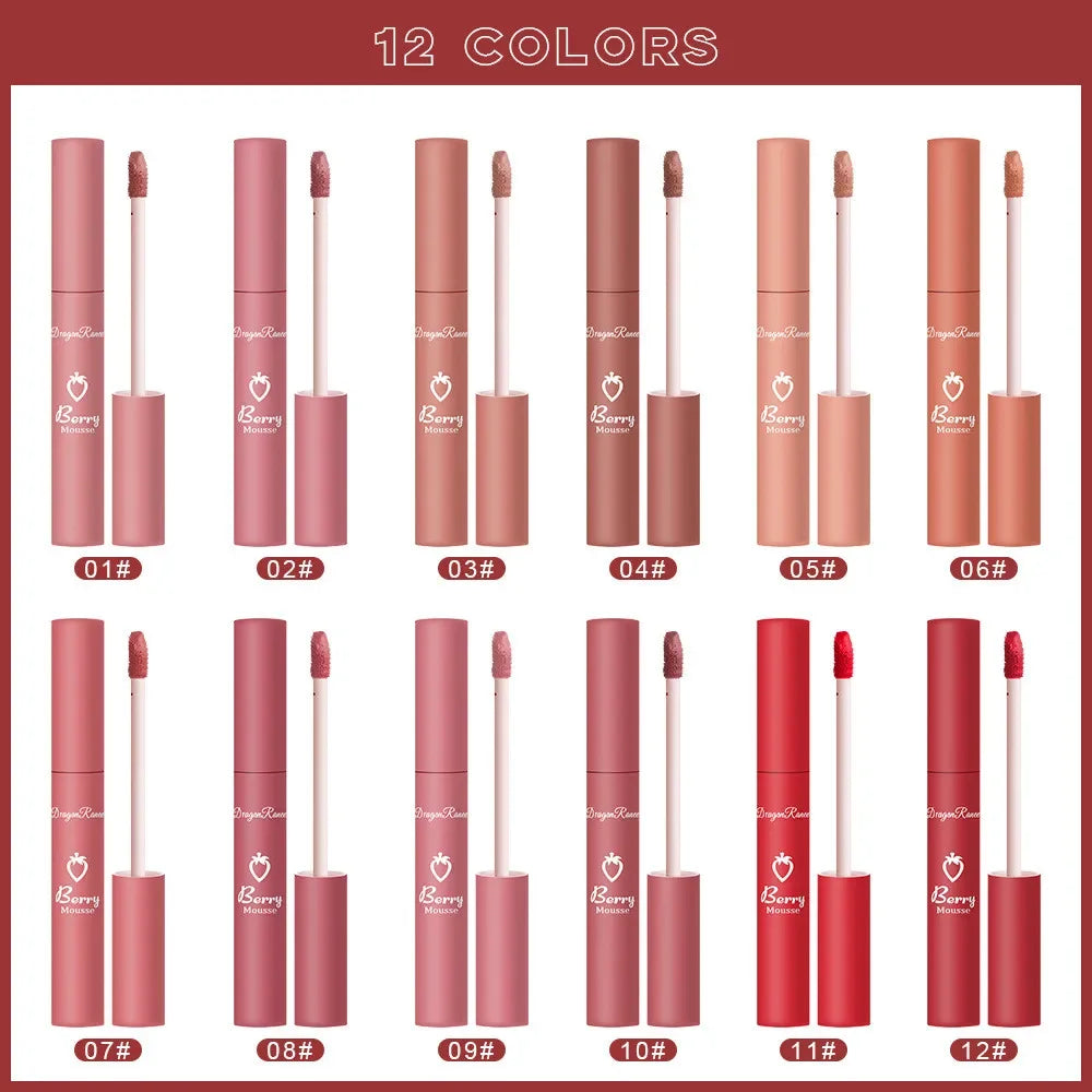 IFANYUO Matte Velvet Lip Gloss Set – Long-Lasting, Non-Stick