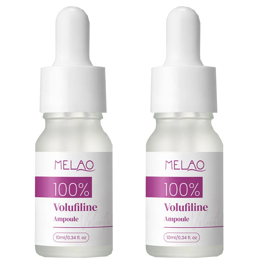 100% Pure Volufiline Plumping Ampoule Serum, Skin Care Essential for Facial Volume elasticity, Fast-Absorbing Hydrating Skincare Peaceful Pleasures Health and Wellness 10mlx2 pieces 30ml