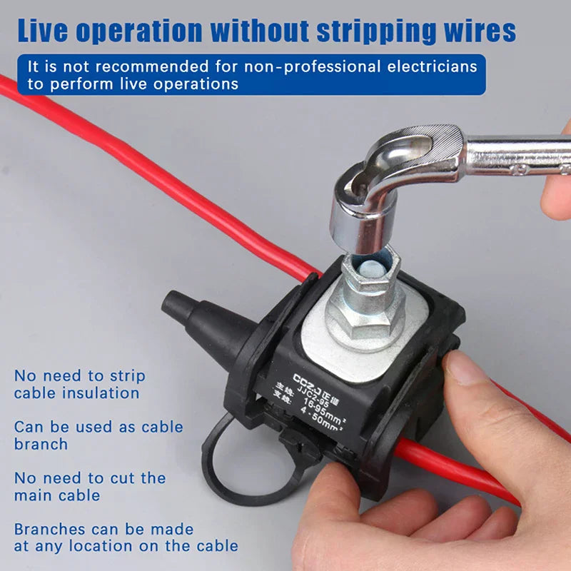 1KV Insulation Piercing Connector – No-Strip Cable Branch Clamp