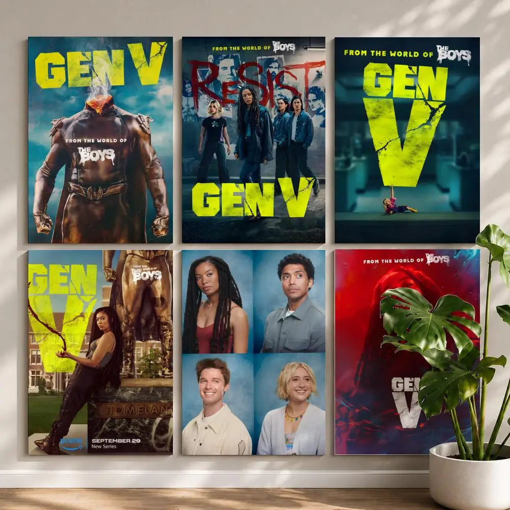 TV G-Gen VS Poster HD Self Adhesive Waterproof Wall Art Ideal for Home Office Dorm Bedroom Great Gift Peaceful Pleasures Health and Wellness