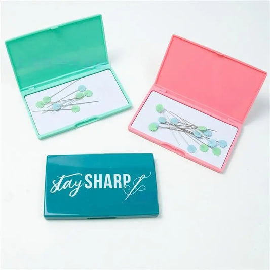 Magnetic Needle Storage Box for Sewing & Embroidery Needle Storage Box Peaceful Pleasures Health and Wellness