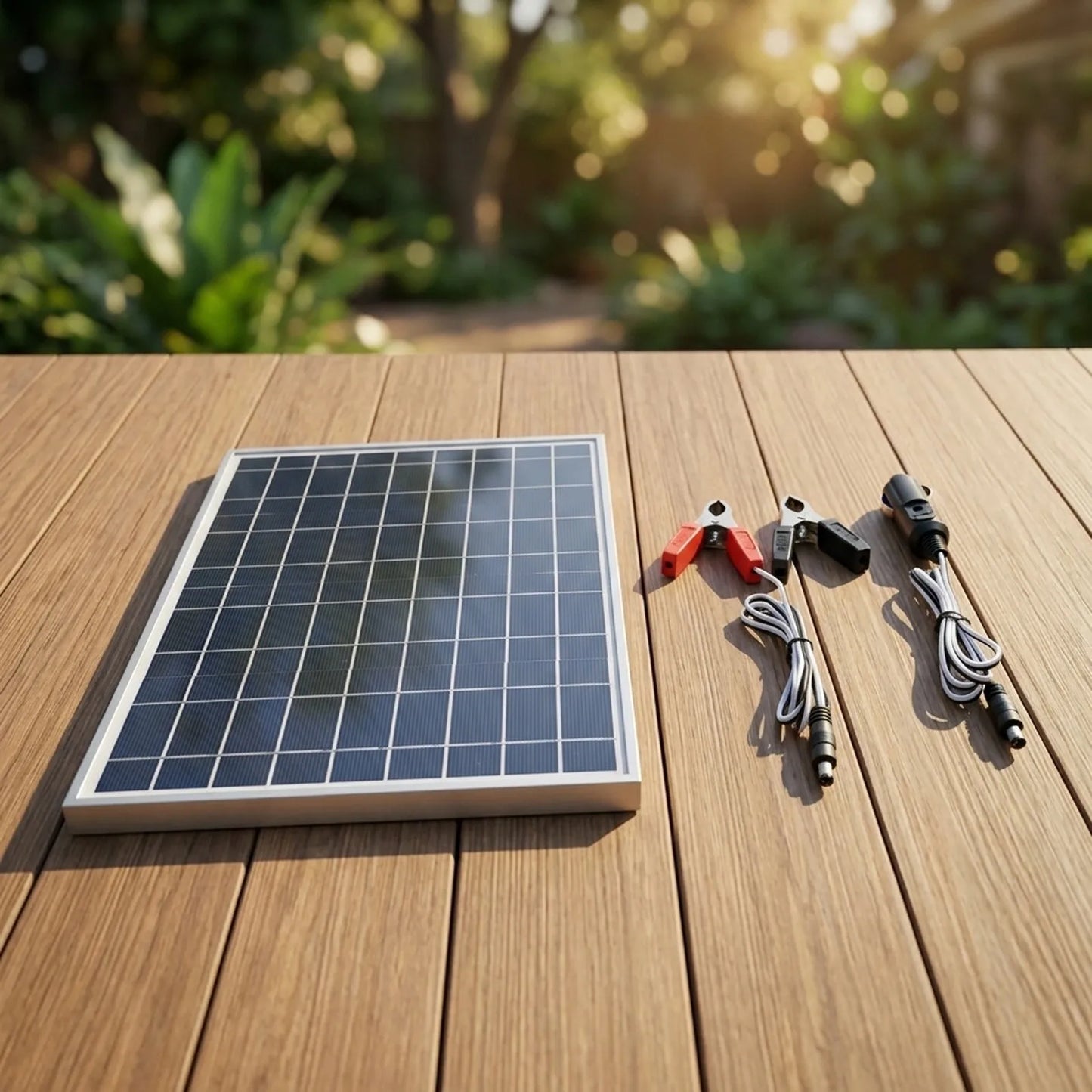 Solar Panel Battery Clip 340 Framed Maximum PV Voltage 25V 12V USB