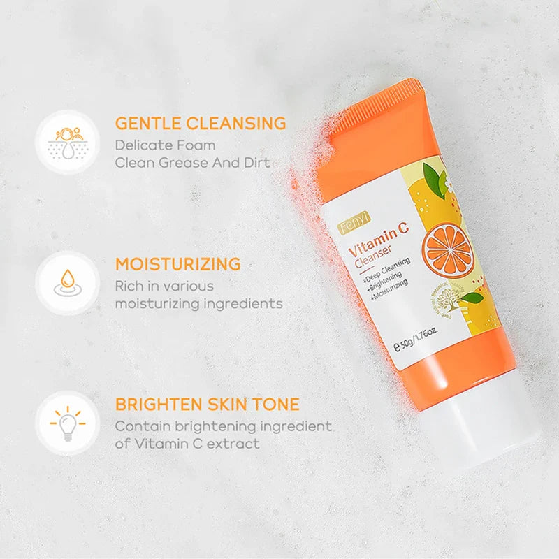 Vitamin C Sakura Foaming Face Wash – Brightening & Anti-Aging
