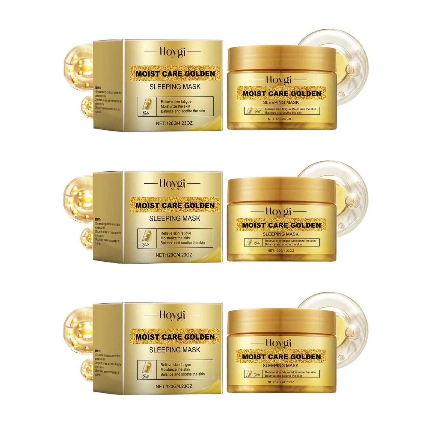 Gold Sleeping Mask – Niacinamide, Pore Tightening & Brightening