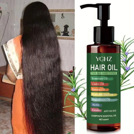 7-in-1 Rosemary Hair Oil with Biotin & Keratin – 100ml Hair Treatment Oil Oasis Select