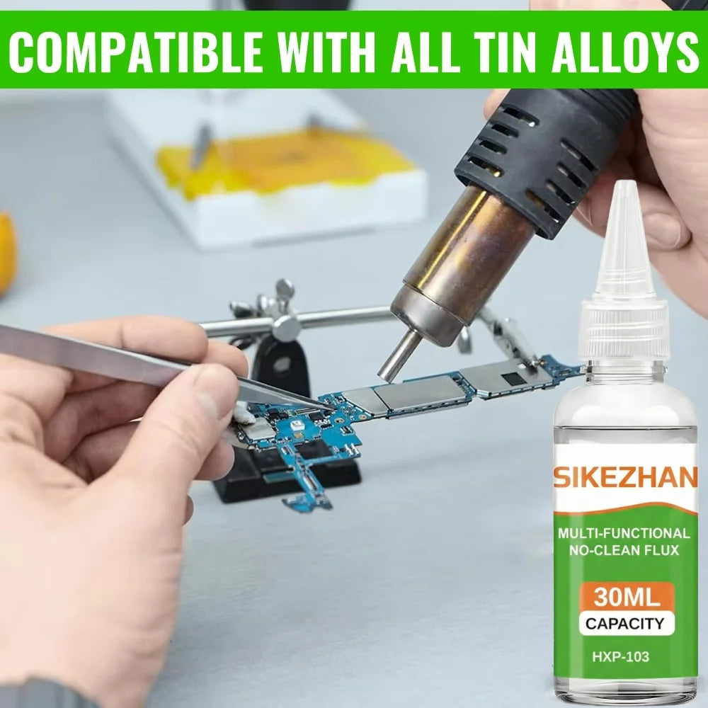 Stainless Steel Liquid Soldering Flux No-Clean Welding Fluid for Nickel Copper Iron 18650 Battery PCB Repair Peaceful Pleasures Health and Wellness