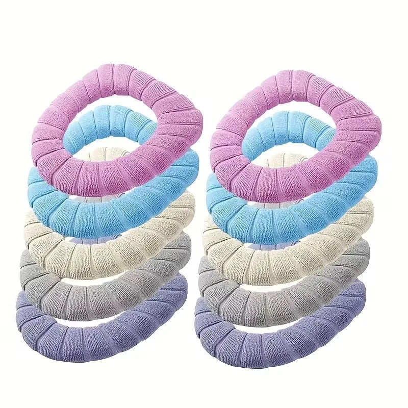 Plush Toilet Seat Cover Cushion – Warm Soft Pad 1/2/4 PCS