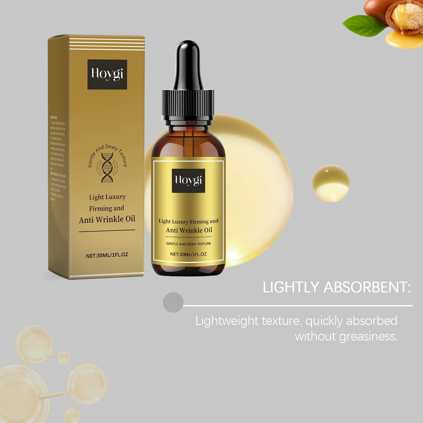 Hoygi Firming Face Oil Serum – Anti-Wrinkle & Brightening 30ml