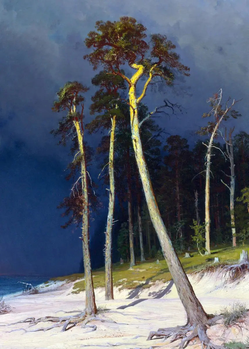 Ivan Shishkin Landscape Canvas Wall Art Print | Unframed