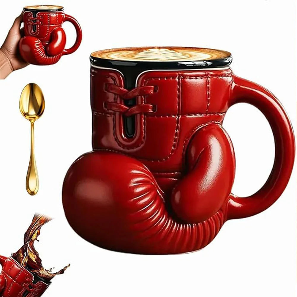 Boxing Glove Mug – Funny Sports Coffee Cup & Creative Gift