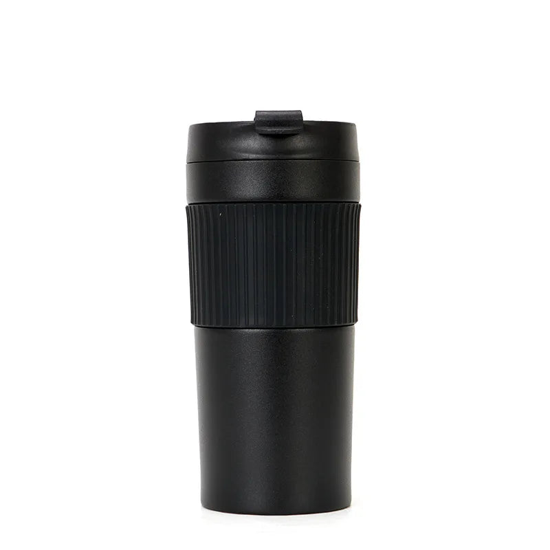 Portable French Press Bottle Stainless Steel Thermos Coffee Maker Cups for Travel Outdoor Aeropress Mug for Cold Brew Cafe Maker Peaceful Pleasures Health and Wellness