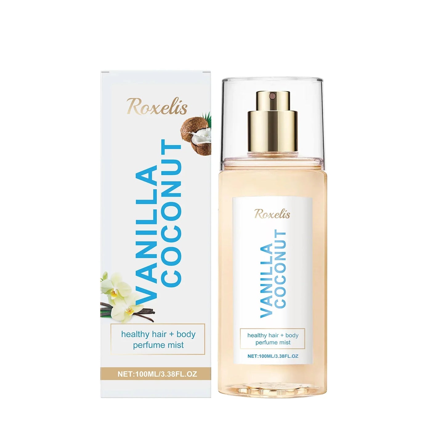 Vanilla Coconut Body Mist – Long-Lasting Fragrance Spray 100ml