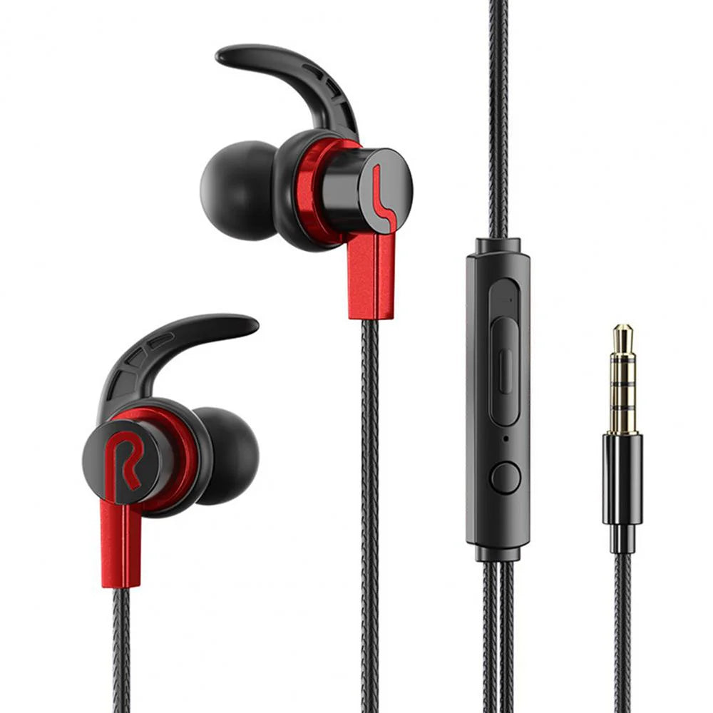 Maerknon 3.5mm Wired Earbuds HiFi Bass Stereo Mic | Gaming Sport