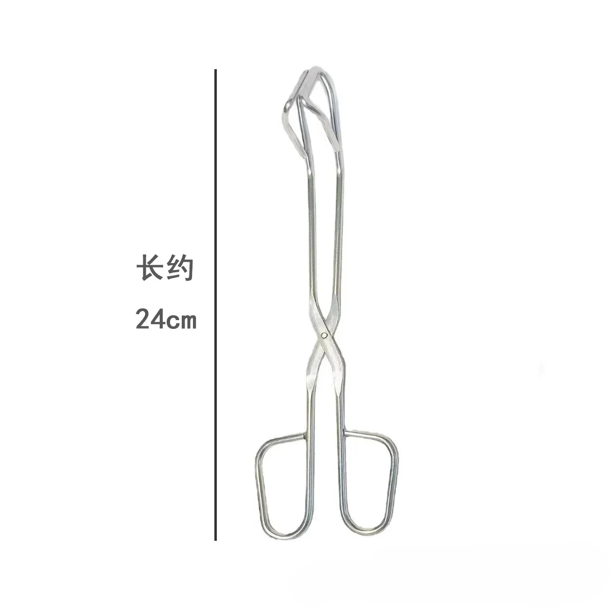 Stainless Steel Food Clip Kitchen Clip Barbecue Steak Triangle Bread Clip Peaceful Pleasures Health and Wellness 1pc small size