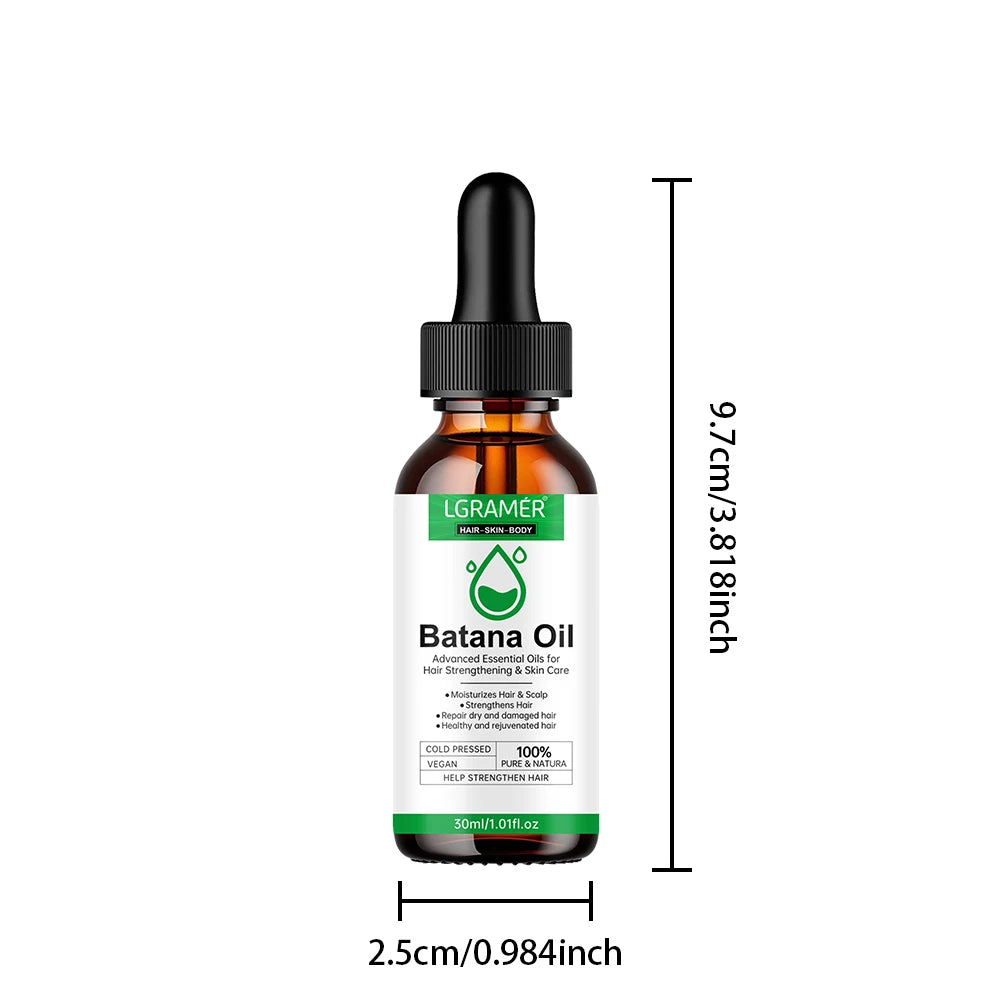 Batana Oil Advanced Essential Oil Hair Growth Skin Care Moisturizes Strengthens Hair Scalp Improve Hair Loss Hair Care Products Peaceful Pleasures Health and Wellness