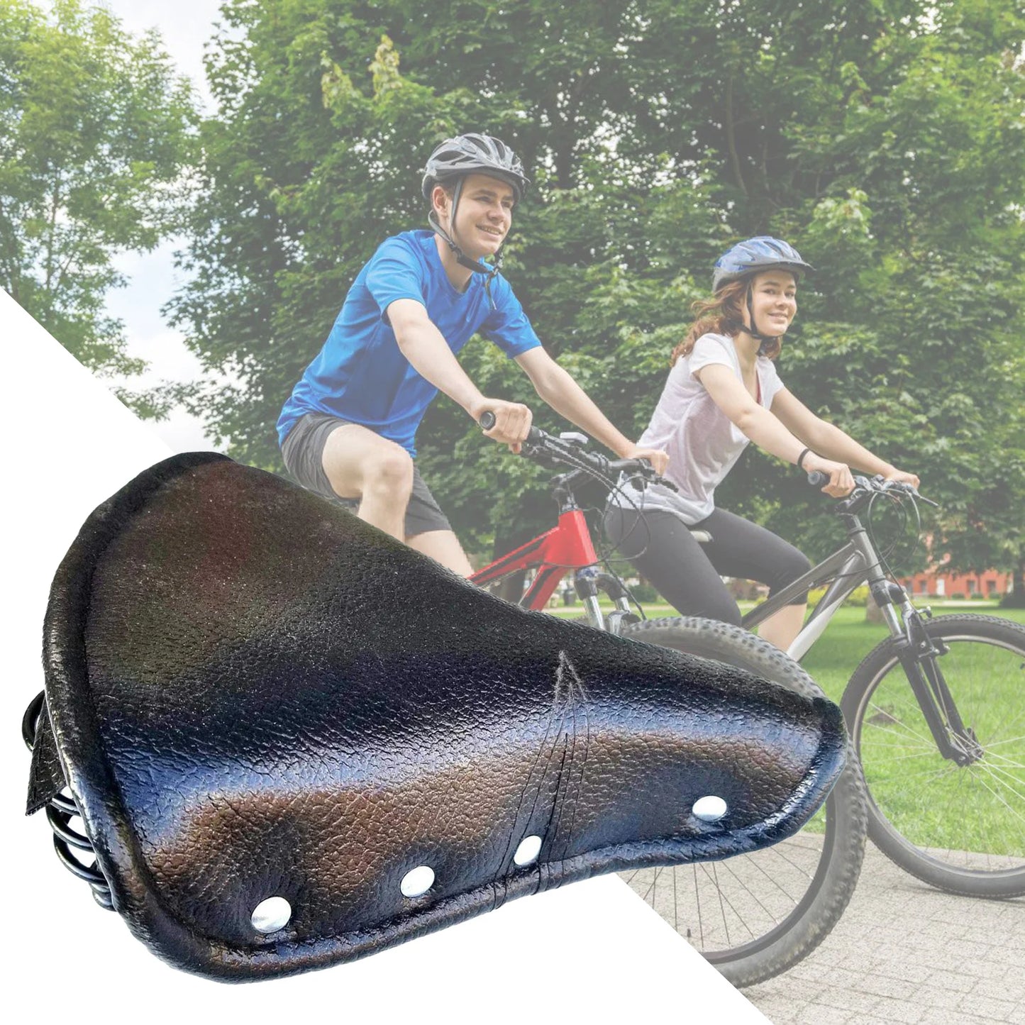 Cycling Bicycle Saddles Seat Soft & Comfortable Shock Absorbing Bicycle Seat for Mountain Bike Accessories Peaceful Pleasures Health and Wellness