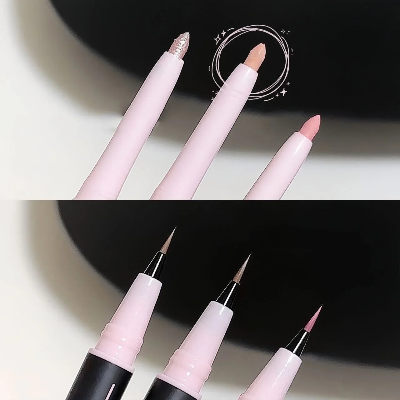 Double-Ended Silkworm Highlighter & Contour Eye Makeup Pen