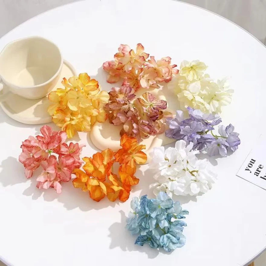 Silk Hydrangea Artificial Flowers for Wedding & Home Décor