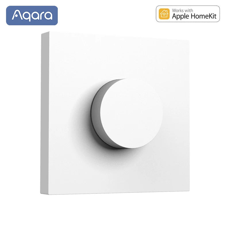 Aqara Smart Dimmer H1 Wireless Rotary Switch Zigbee3.0 Remote Control for Smart Home Bulb Light Curtain Work with APP Homekit " Peaceful Pleasures Health and Wellness White