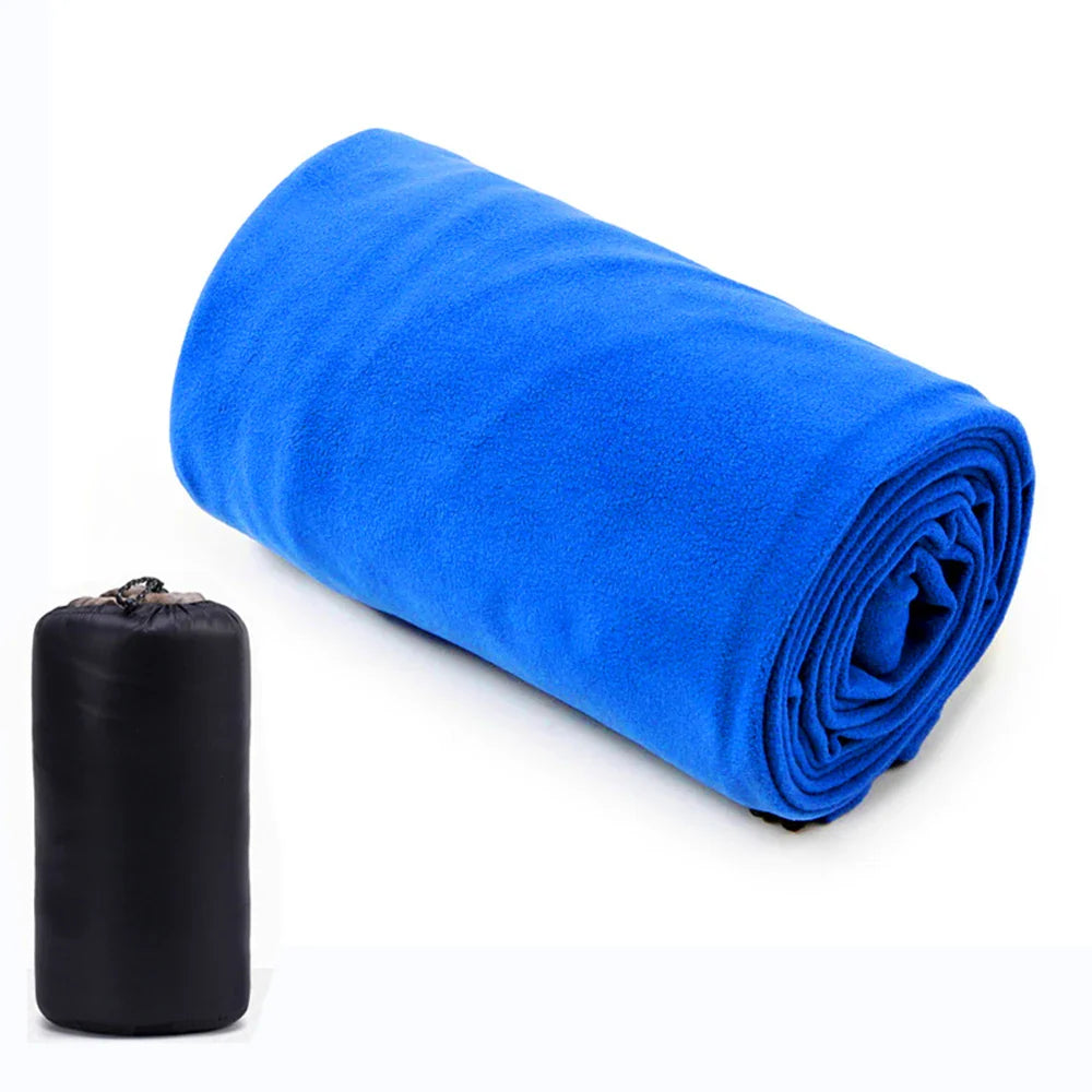 Soft Fleece Sleeping Bag Liner – Ultralight Camping Blanket