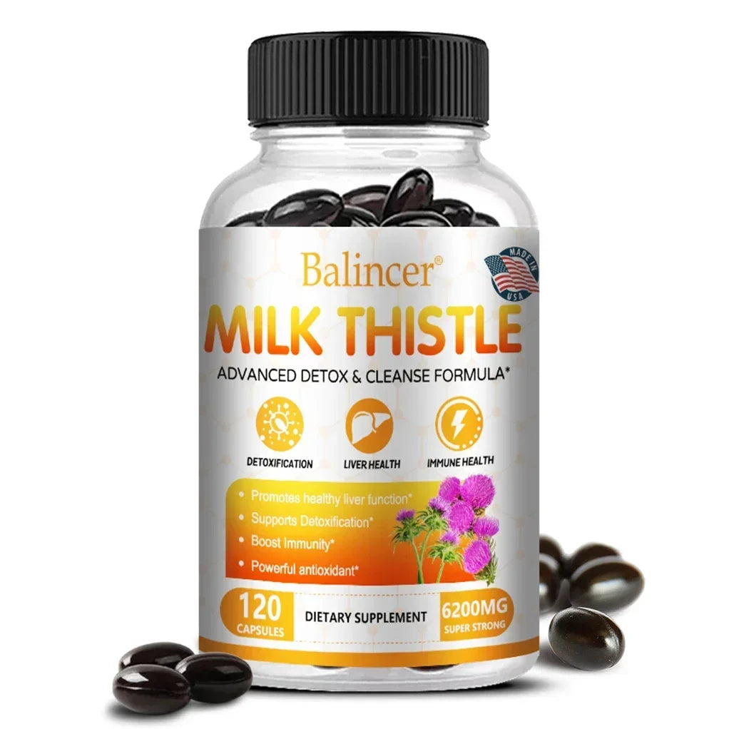 Milk Thistle Dandelion Artichoke Liver Detox Capsules