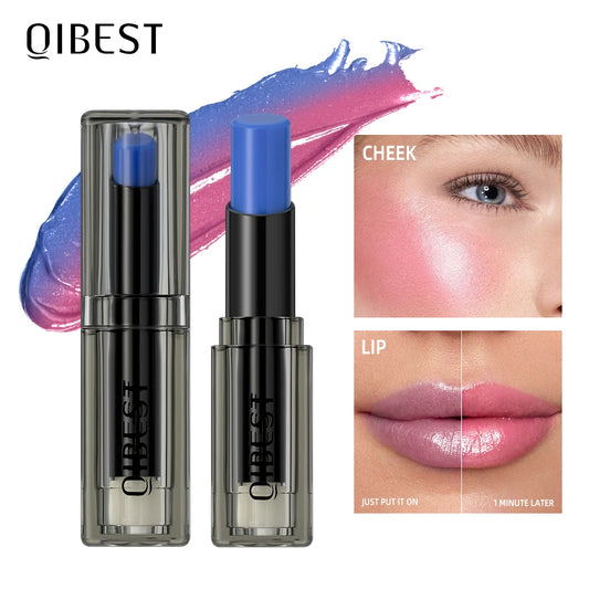 QIBEST Magic Color Changing Lip Stick Moisturizing Long Lasting PH Change Shift Colors Lip Balm Nourish Lip Stain Tint Makeup Peaceful Pleasures Health and Wellness