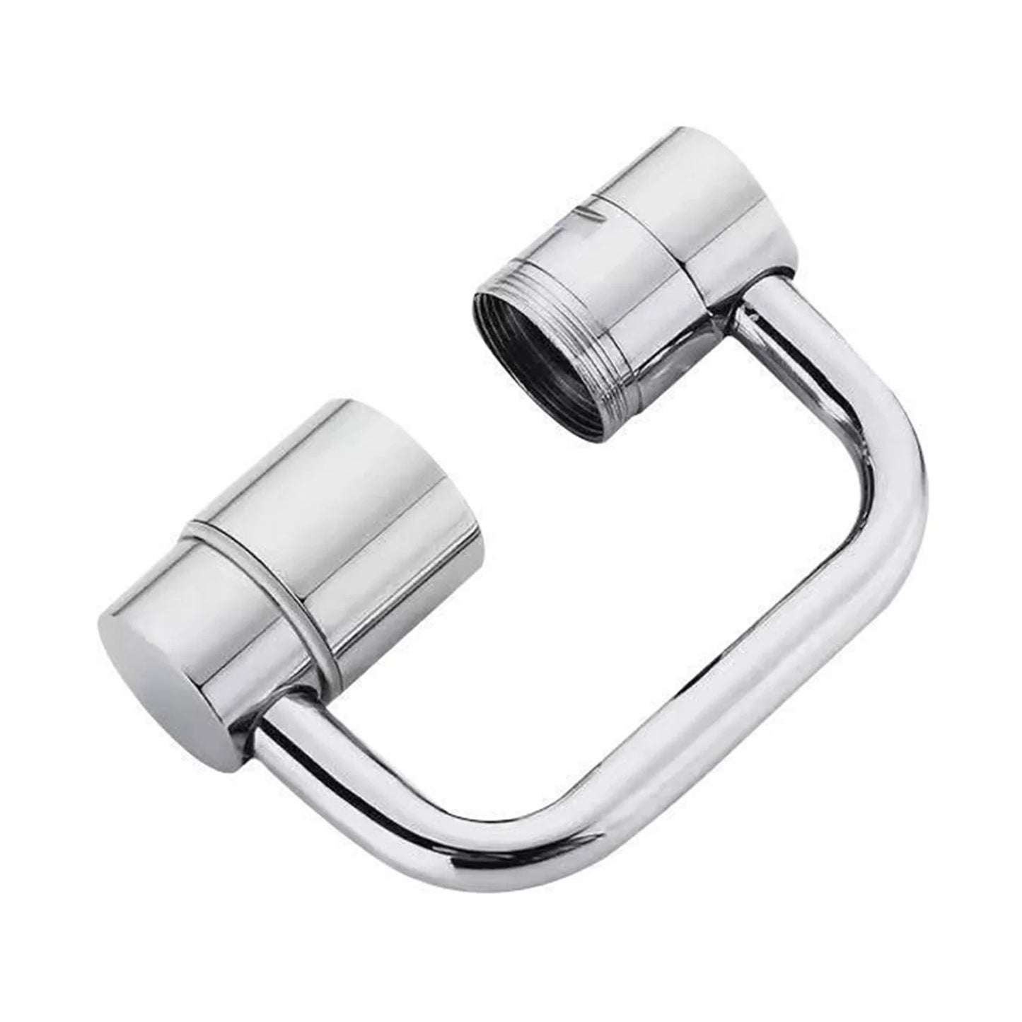 Flexiflow Rotating Faucet Extender Stainless Steel Valve Core Corrosion-Resistant for Kitchen Bathroom Restroom Peaceful Pleasures Health and Wellness 1 Pack