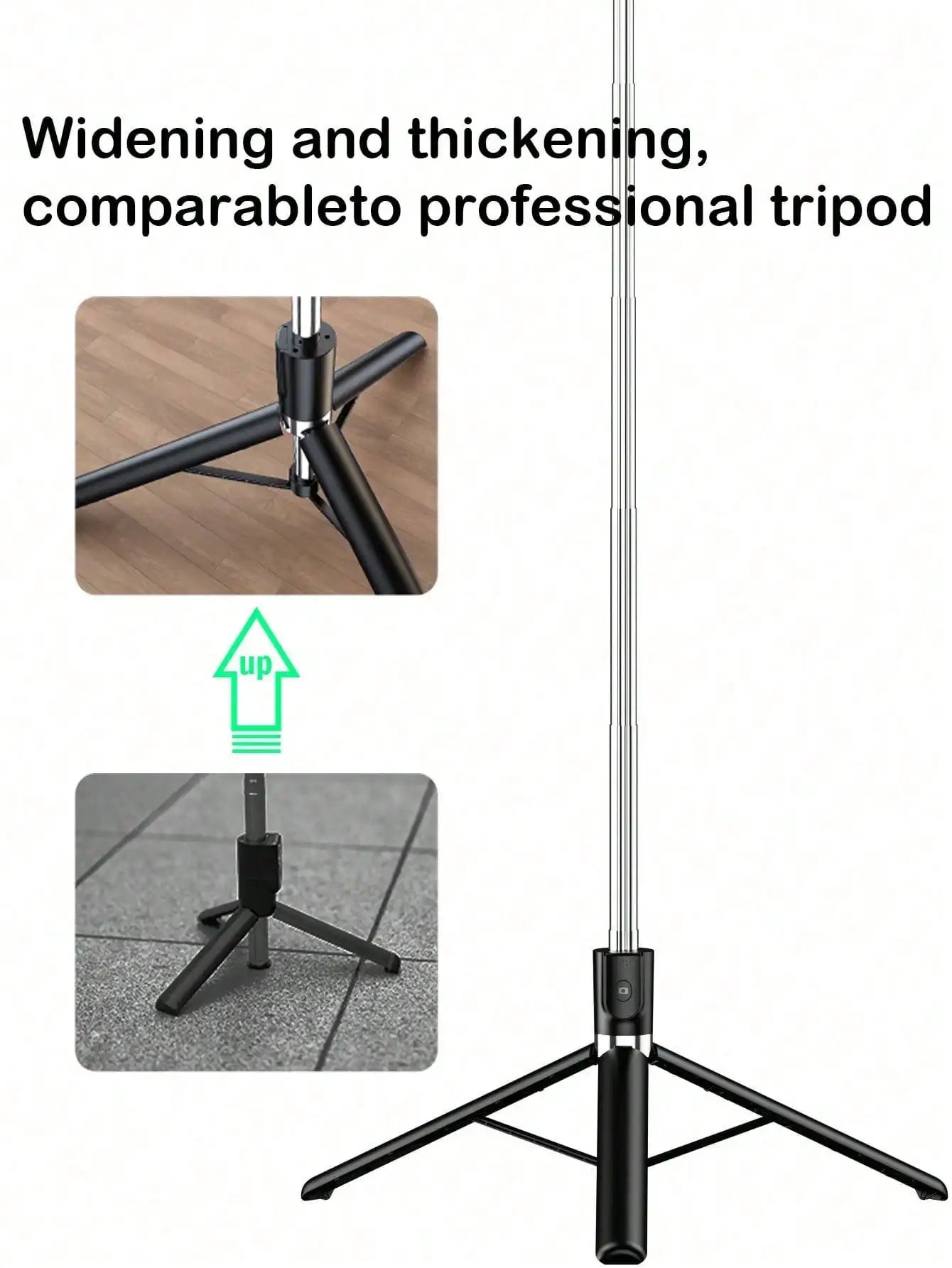 1700mm Selfie Stick Wireless Selfie Stick Phone Tripod Extendable Stand Foldable Monopod For Smartphones Balance Steady Shootin Peaceful Pleasures Health and Wellness