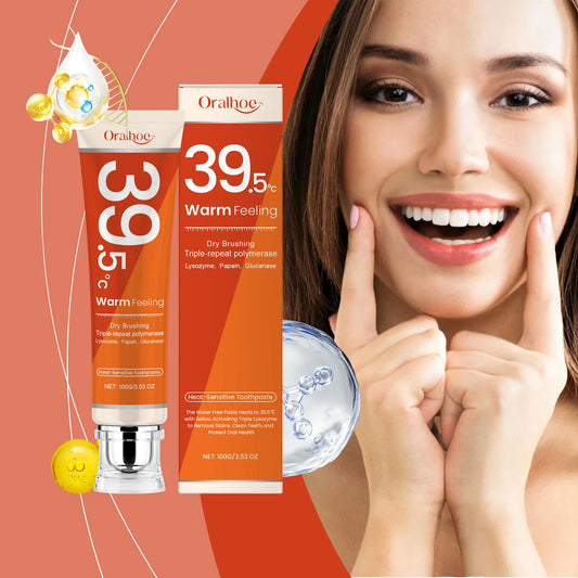 Oralhoe Heat-Sensitive Whitening Toothpaste | Plaque & Tartar Whitening Toothpaste Peaceful Pleasures Health and Wellness
