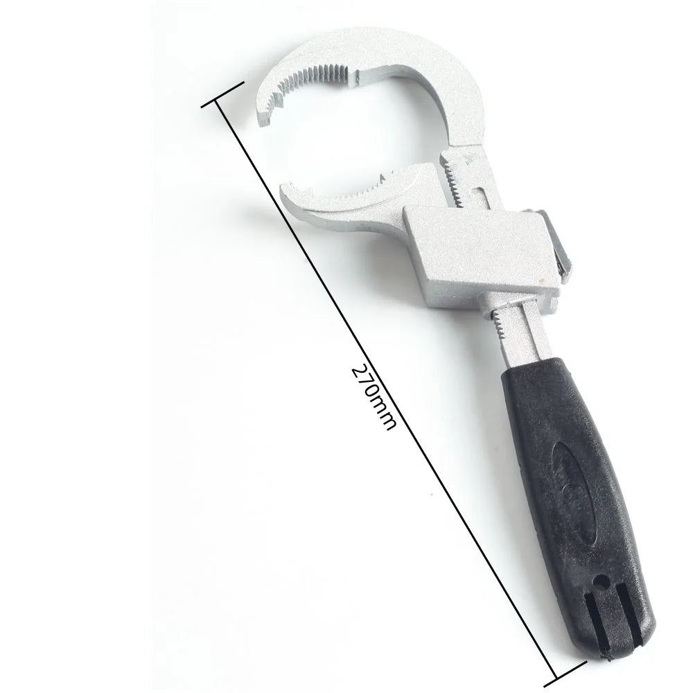 Adjustable Double-End Bathroom Wrench | Aluminium Alloy Spanner Peaceful Pleasures Health and Wellness