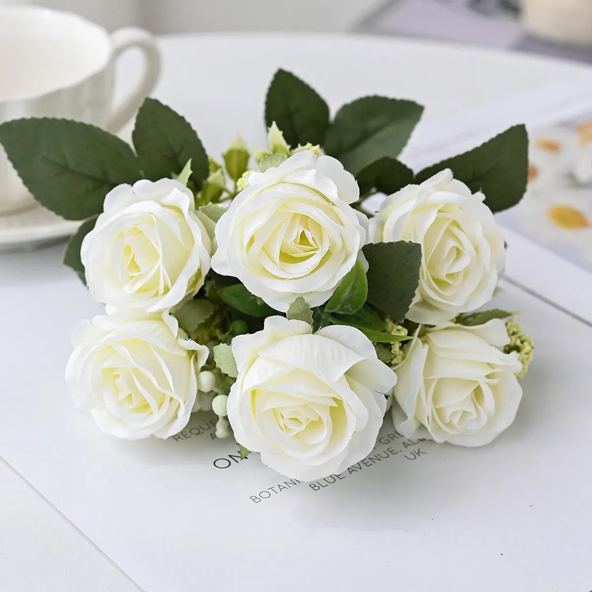 Artificial Silk Rose Bouquet | Wedding, Home & Party Decor