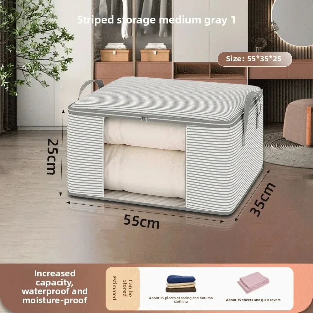 Large Comforter Storage Bag – Foldable Mothproof Organizer