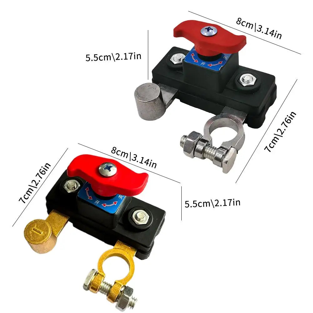 Heavy Duty Car Battery Disconnect Switch | 12V/24V Circuit Breaker