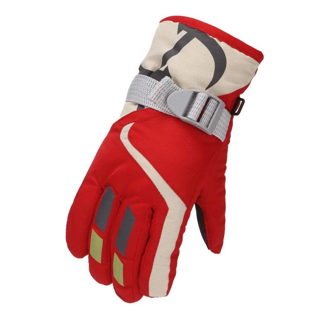 Kids Waterproof Ski Gloves | Windproof Winter Snow Gloves 4–7