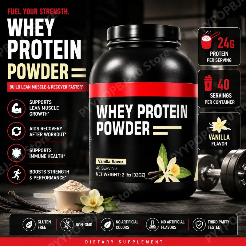 40-Serving Whey Protein Powder | Hormone-Free, Multi-Flavor